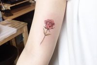 Red Rose Tattoo On The Right Inner Arm in measurements 1000 X 1000