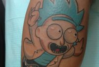 Rick And Morty Tattoo Mattskintattoos Awesome Leg Piece Dope Shit inside measurements 1193 X 1545