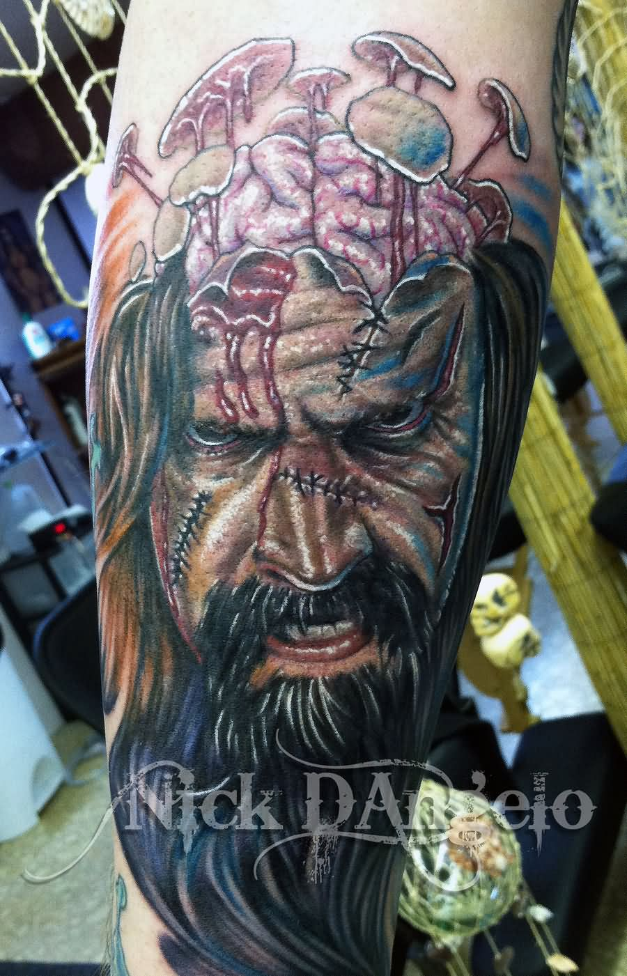 Rob Zombie Tattoo On Arm regarding proportions 900 X 1401