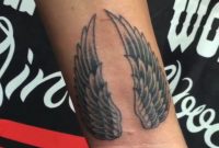 Ronakwings Arm Tattoo Wrist Tattoo Wings Black And Grey Angel in sizing 1242 X 1189