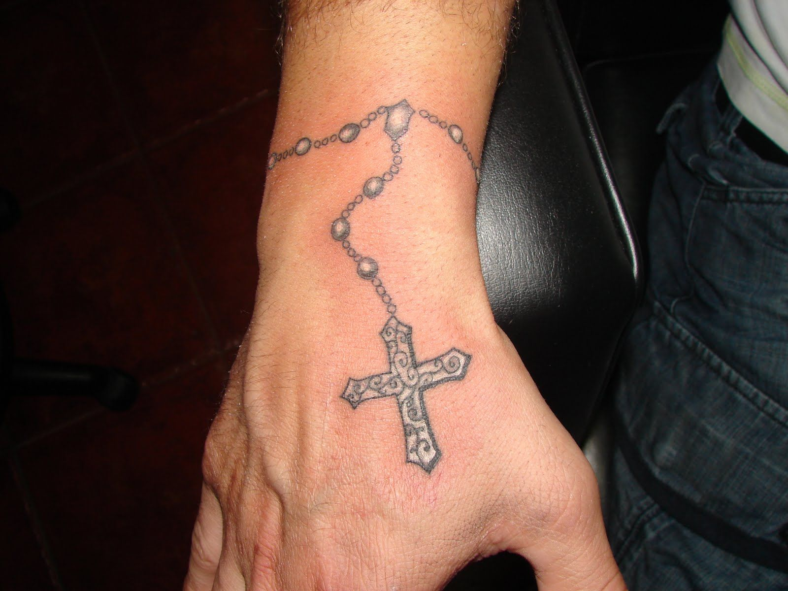 Rosary Bead Tattoos On Arm Arm Tattoo Sites