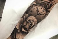 Rose Clock Tattoo Arm Sleeve Special Moment Endless Love Tattoo throughout size 960 X 960