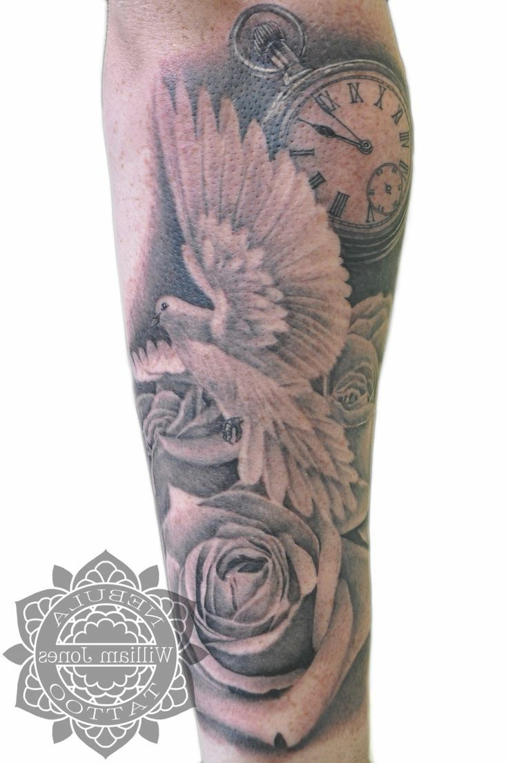 Tattoo unterarm mann rose