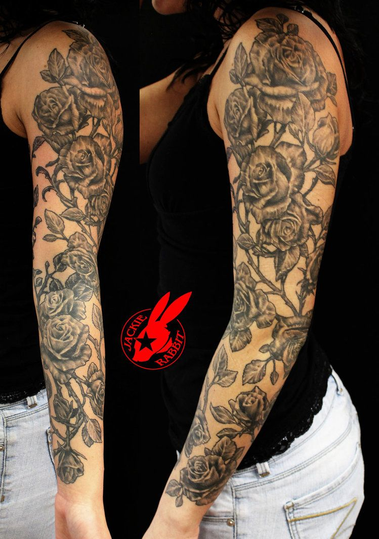 Rose Vines Tattoo On Bicep Men Yahoo Image Search Results Tattoo in measurements 749 X 1066