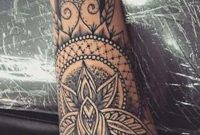 Sacred Geometric Mandala Forearm Tattoo Ideas For Women Lotus Arm regarding size 955 X 2048
