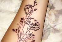 Simple Floral Tattooforearm Placement Tattoo Symbol Designs intended for dimensions 736 X 1309