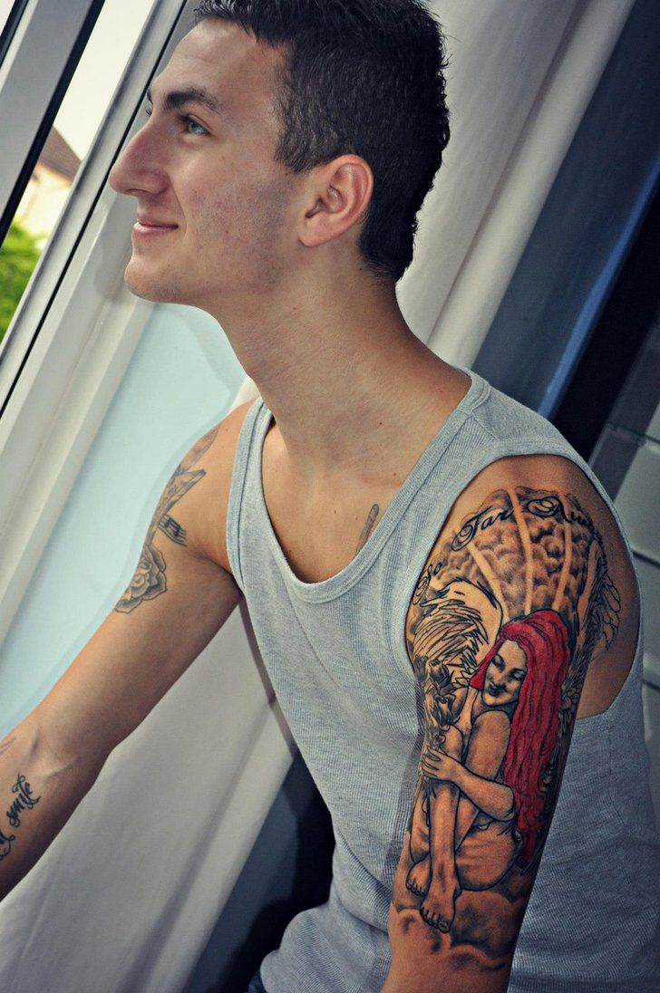 Skinny Guys With Tattoos 18 Best Tattoo Designs For Slim Guys for measurements 728 X 1096