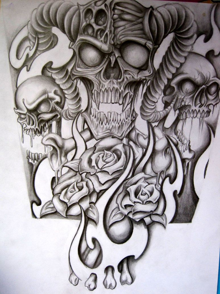 Skull Half Sleeve Tattoo Designs Half Sleeve For A Tattoo with regard to measurements 774 X 1032
