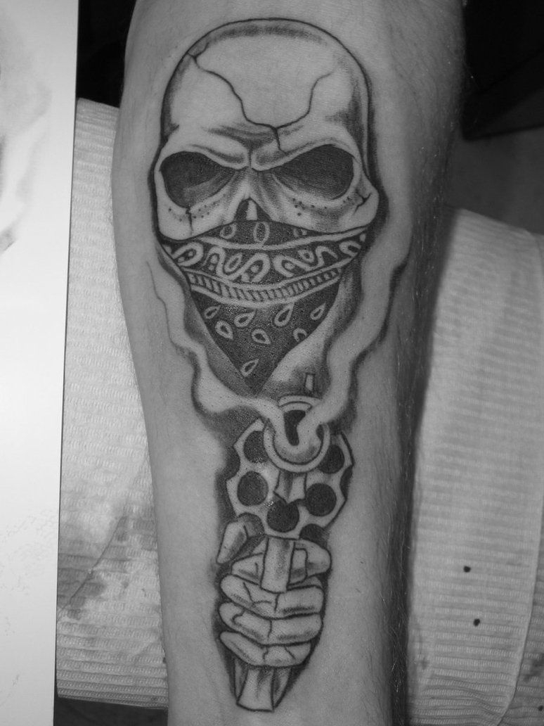 Skull With Gun Tattoo Ideass Design On Arm Httptattoosaddict with dimensions 774 X 1032