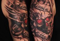 Skull With Roses And Kids Names Viptattoo On Deviantart for measurements 834 X 959