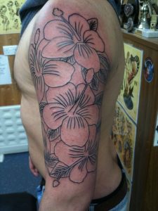 Sleeve Tattoos For Women Flower Half Sleeve Tattoos Designs And with size 768 X 1024