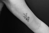Small Flower Bouquet On The Left Inner Arm Tattoo Artist Jon Boy throughout measurements 1000 X 1000