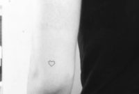 Small Heart Tattoo On The Back Of The Left Arm Tattoo Artist Ok regarding proportions 1000 X 1000