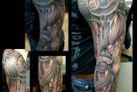 Solid 3d Cyborg Arm Tattoo For Men 2018 Tattoos Ideas for dimensions 838 X 953