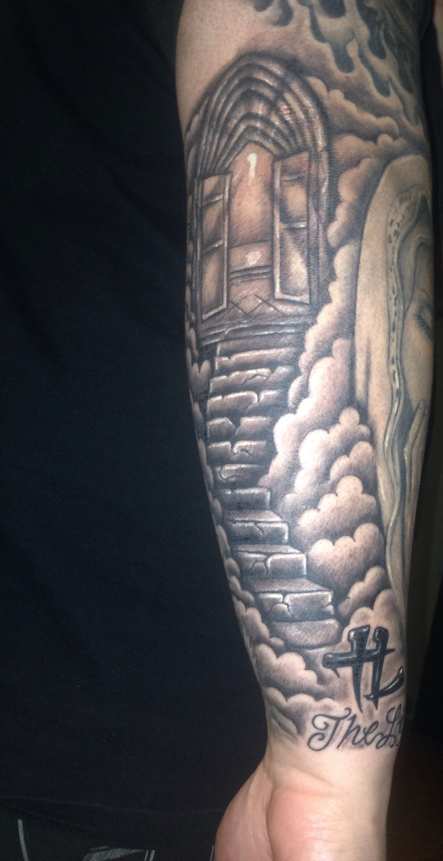 Stairway To Heaven Piece On My Right Forearm My Tattoos inside measurements 1534 X 2980