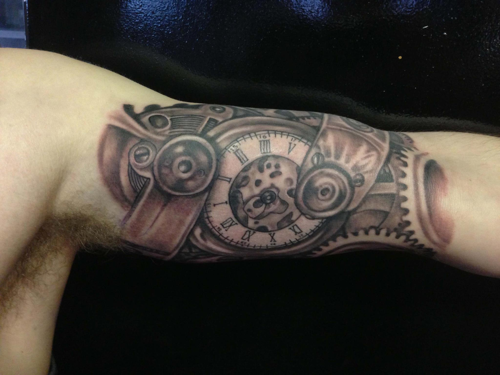 Steampunk Biomech Inner Arm Piece Jay B Jays Inks Lincoln regarding proportions 2048 X 1536