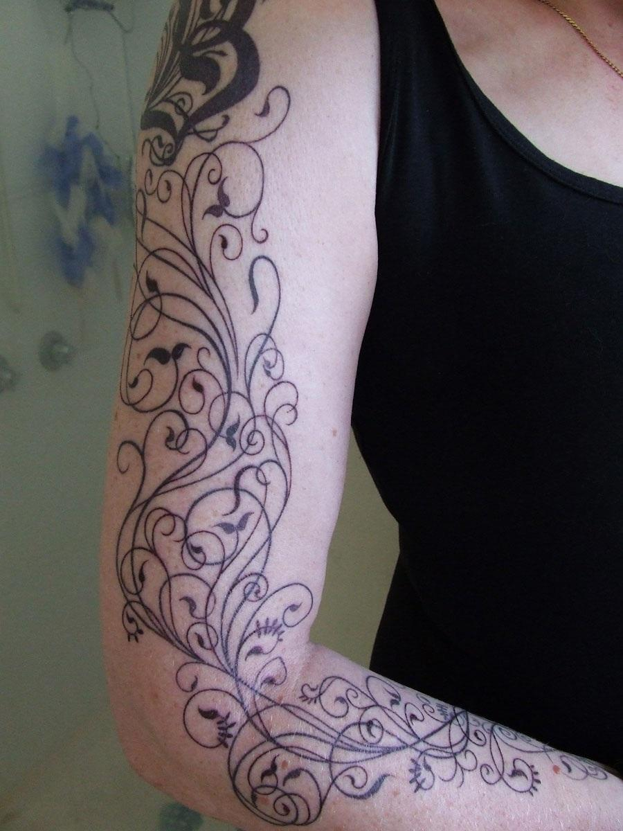 Swirl Arm Tattoo intended for size 900 X 1200