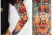 Tattoo Arm Sleeve Men Summer Sleeves Warmers Block Nylon Casual in sizing 1000 X 1000