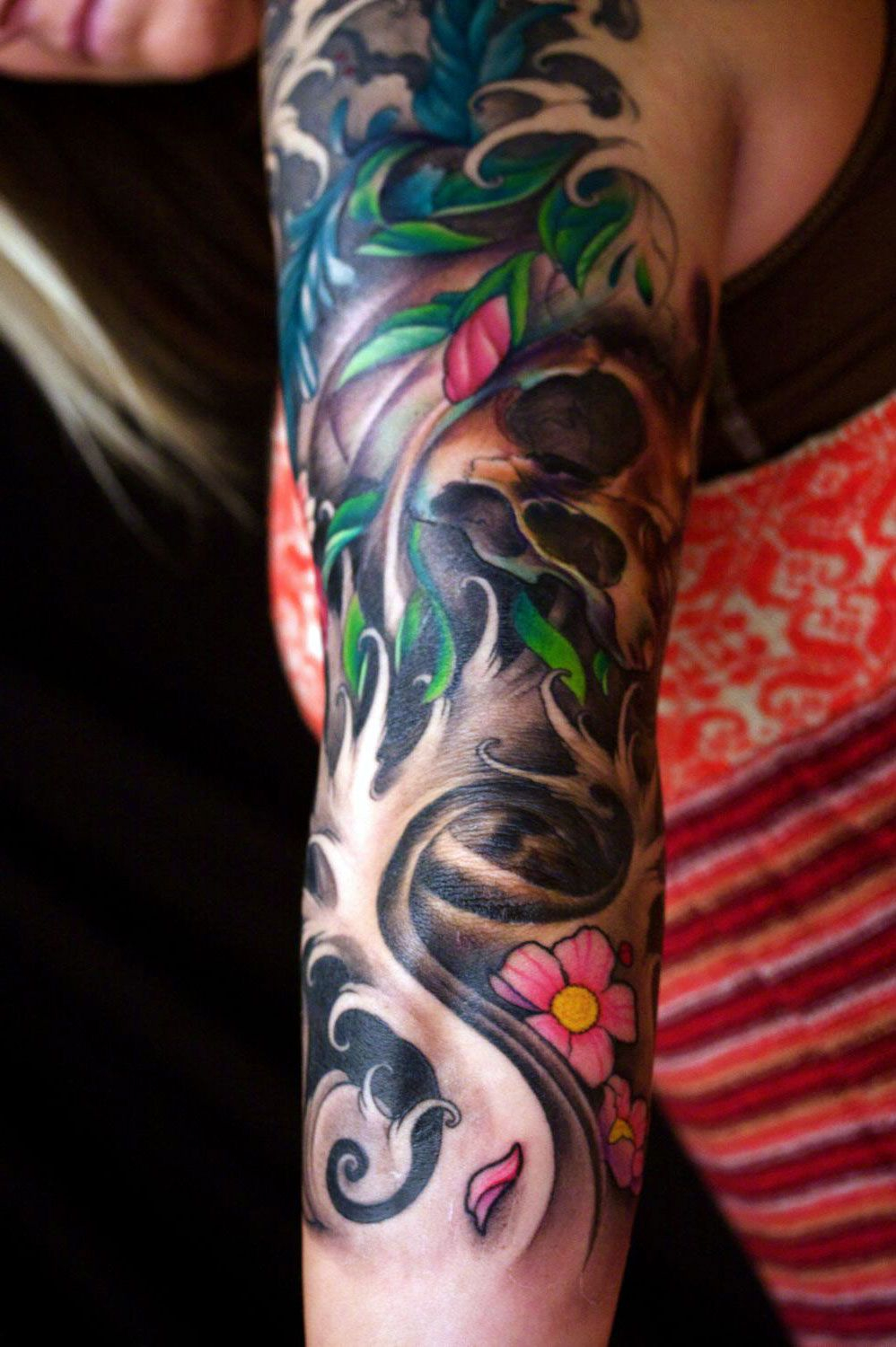 Girl Half Arm Sleeve Tattoos Arm Tattoo Sites