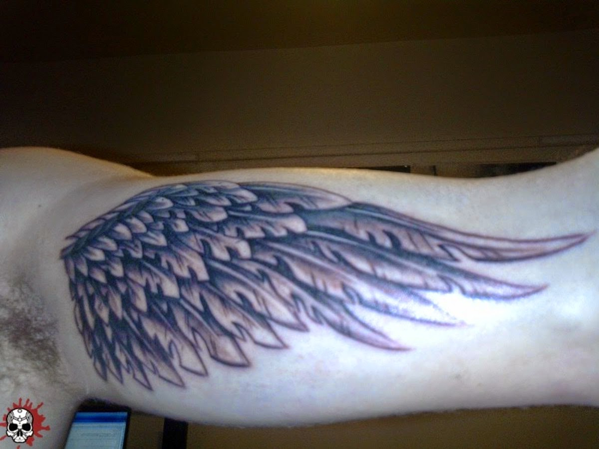 Tattoos For Inner Arm Beautiful Wing Tattoos On Arm Tattoo Ideas with proportions 1200 X 900
