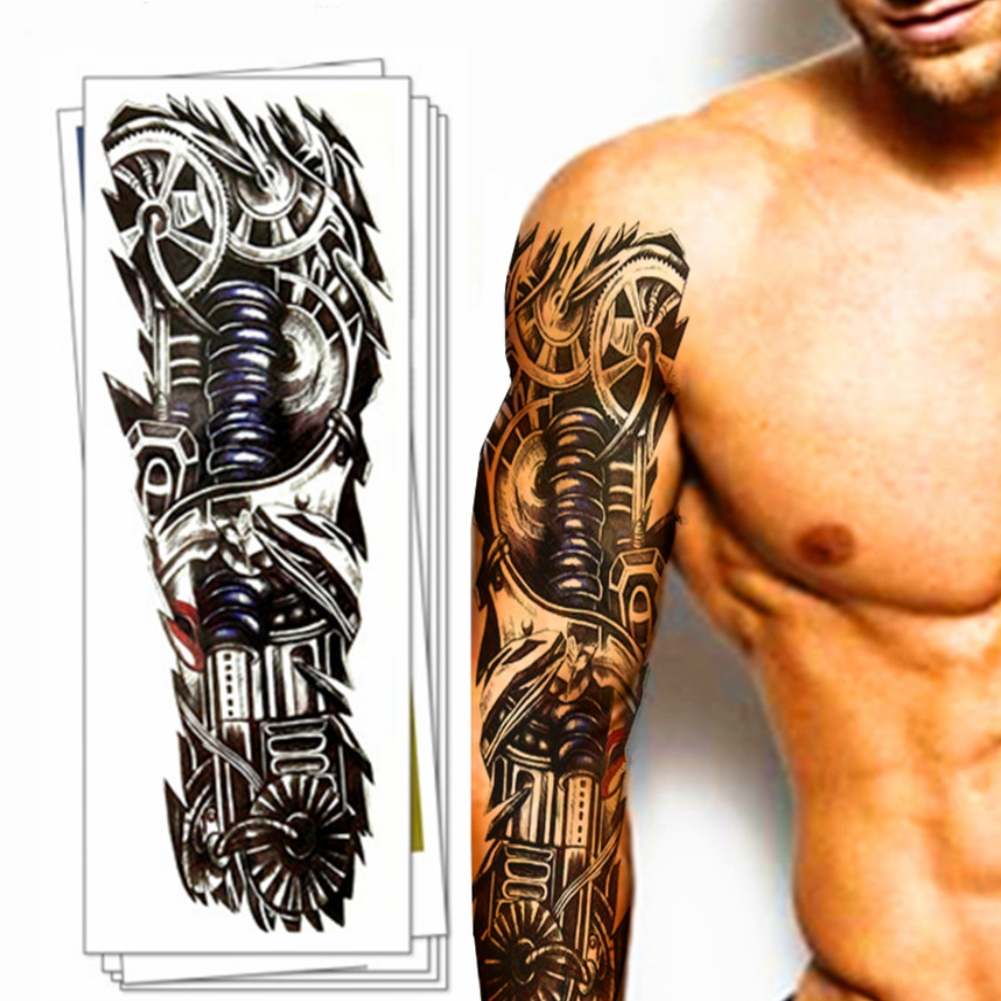 Temporres Tattoo Mechanischer Arm Ttowierung Design Krperkunst inside sizing 1001 X 1001