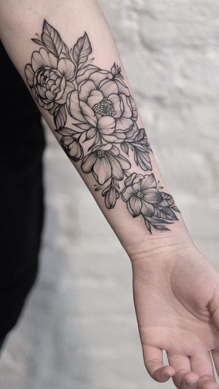 The Shading And Cluster Size And Outline Is Perfect Love Tats for sizing 750 X 1334