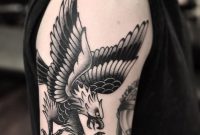 This Great Traditional Eagle Tattoo Was Done Recently On A Client throughout size 1080 X 1080