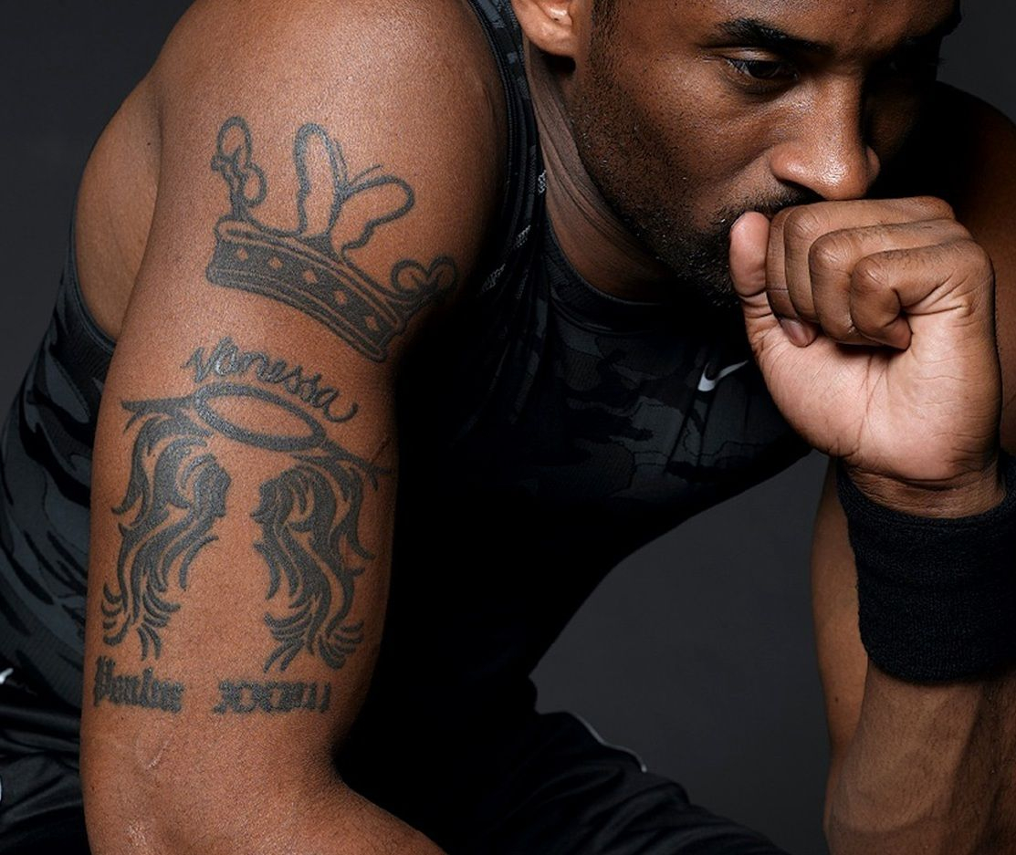 This Is Kobe Bryant And His Tatoos Nba Players Tattoos inside proportions 1113 X 937