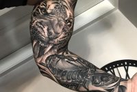 Tiger Scorpion Mens Bg Sleeve Best Tattoo Design Ideas within dimensions 1060 X 1127
