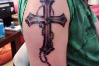 To Prove My Faith A Big Cross On My Right Arm With A Small in measurements 768 X 1024