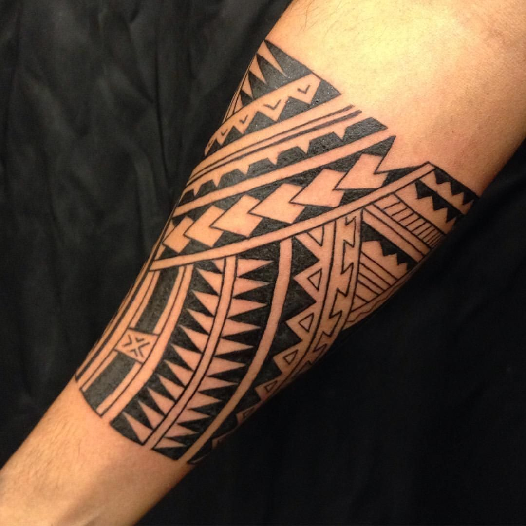 Todays Session Freehand Polynesian Style Forearm Band Thanks pertaining to sizing 1080 X 1080
