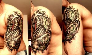 Top 80 Best Biomechanical Tattoos For Men Improb throughout size 3469 X 2085