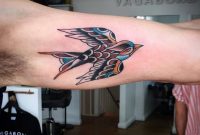 Traditional Swallow Tattoo On The Left Inner Arm Animal Tattoos within dimensions 1000 X 1000