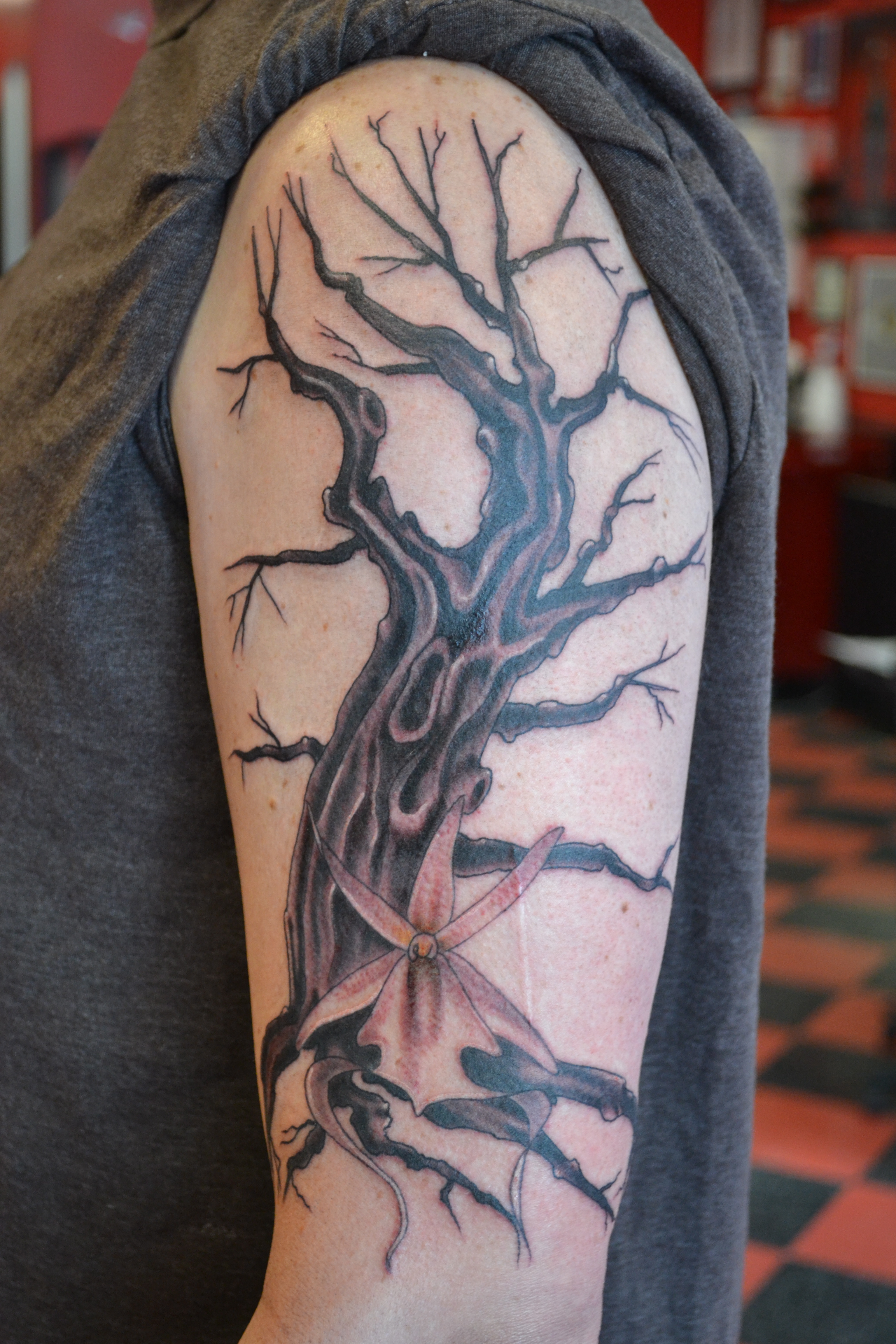 Tree Flower Upper Arm within dimensions 3072 X 4608