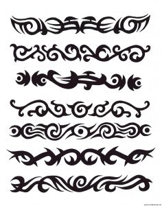 Tribal Armband Tattoos3 Tattoosdesigns More Designs At intended for size 1375 X 1750