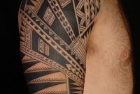 Tribal Aztec Tattoo Designs Tribal Arm Half Sleeve Tattoo for dimensions 1067 X 1600