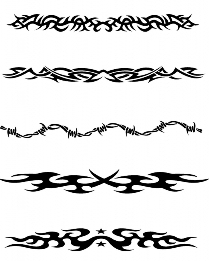 Tribal Band Tattoo Meanings Tribal Tattoos Around Arm Tribal Tattoo with proportions 819 X 1024