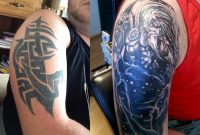 Tribal Cover Up Tattoos Killerink Coverup Blackandgrey Sleeve throughout dimensions 2776 X 2203