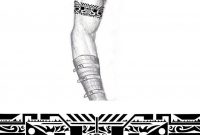 Tribal Industrial Arm Band Tattoo Thehoundofulster On Deviantart with proportions 883 X 904