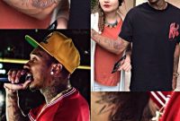 Tyga Gets Kylies Name Tatted On His Arm Pics in proportions 1440 X 1450