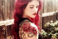 Upper Arm Rose Tattoos For Women A Collection Of Cool Tattoo Ideas regarding proportions 1050 X 1050