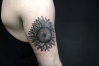 Upper Arm Sun Flower Tattoo Best Tattoo Ideas Gallery pertaining to measurements 1080 X 1080