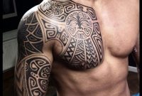 Viking Tattoo On Sleeve And Chest Peter Walrus Madsen within measurements 740 X 1133
