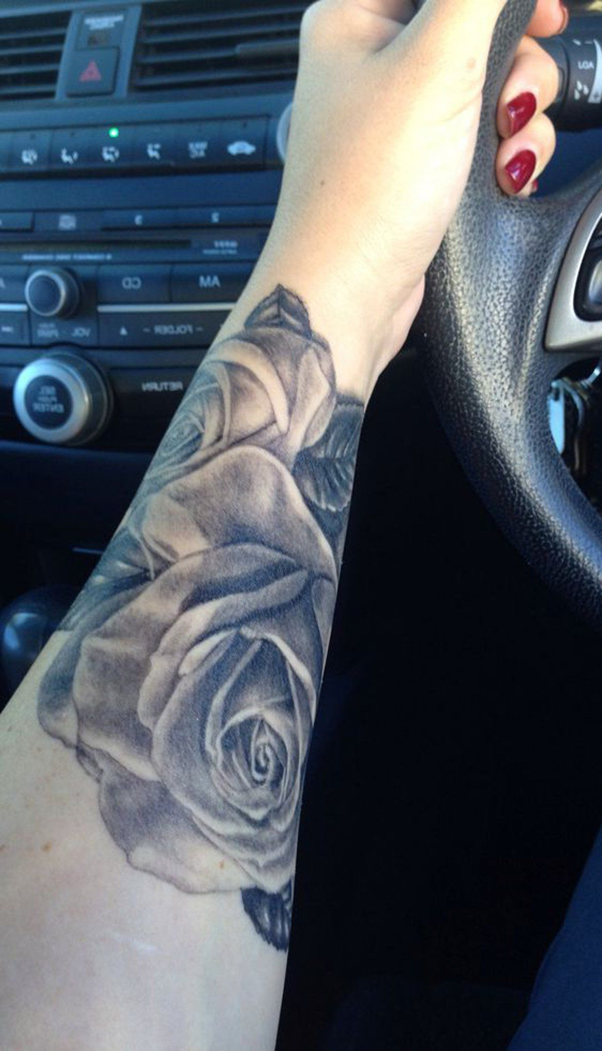 Vintage Black Rose Inner Forearm Tattoo Ideas For Teenagers For Teen intended for proportions 1173 X 2047