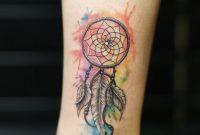 Water Color Dreamcatcher Tattoo Inked Girl Small Size Tattoo for proportions 1000 X 1500
