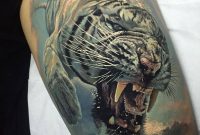 White Tiger Tattoo On Sleeve Steve Butcher in measurements 837 X 960