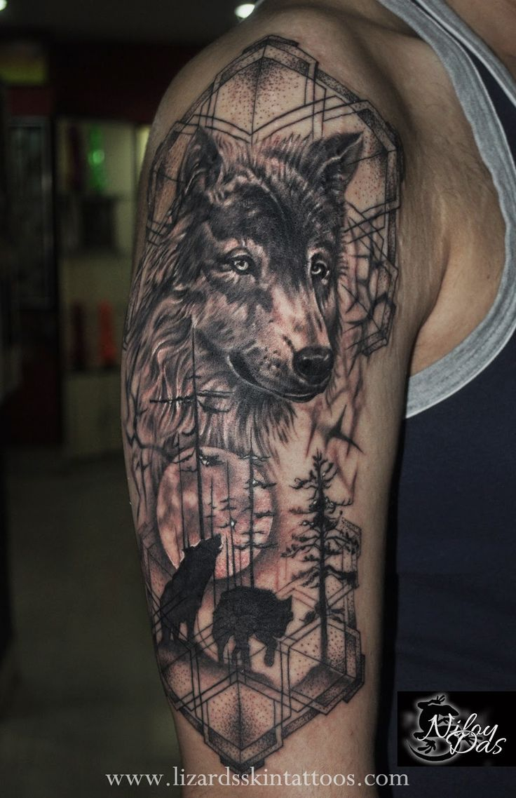 Wolf Tattoos For Men Ideas And Inspiration For Guys within size 736 X 1138