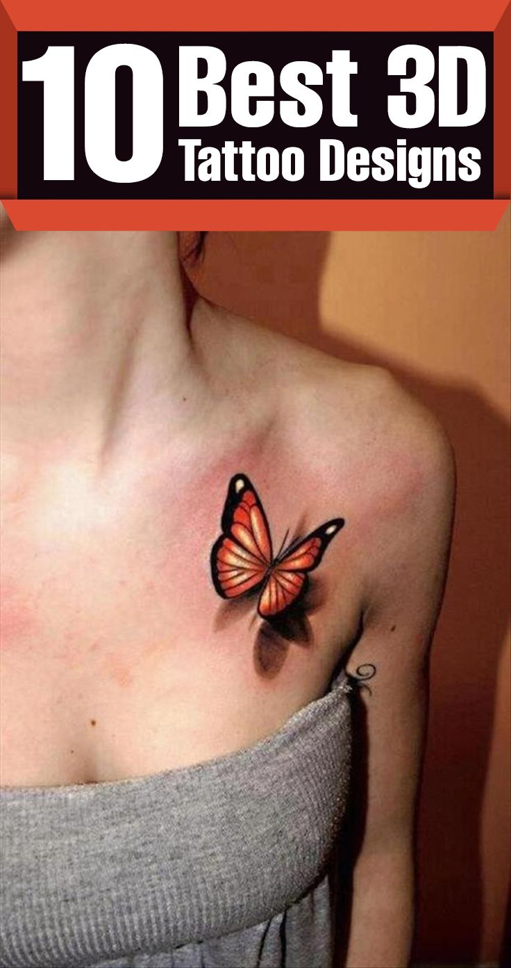10 Realistic 3d Tattoo Designs Tattoo Butterfly Tattoo Designs within dimensions 736 X 1392