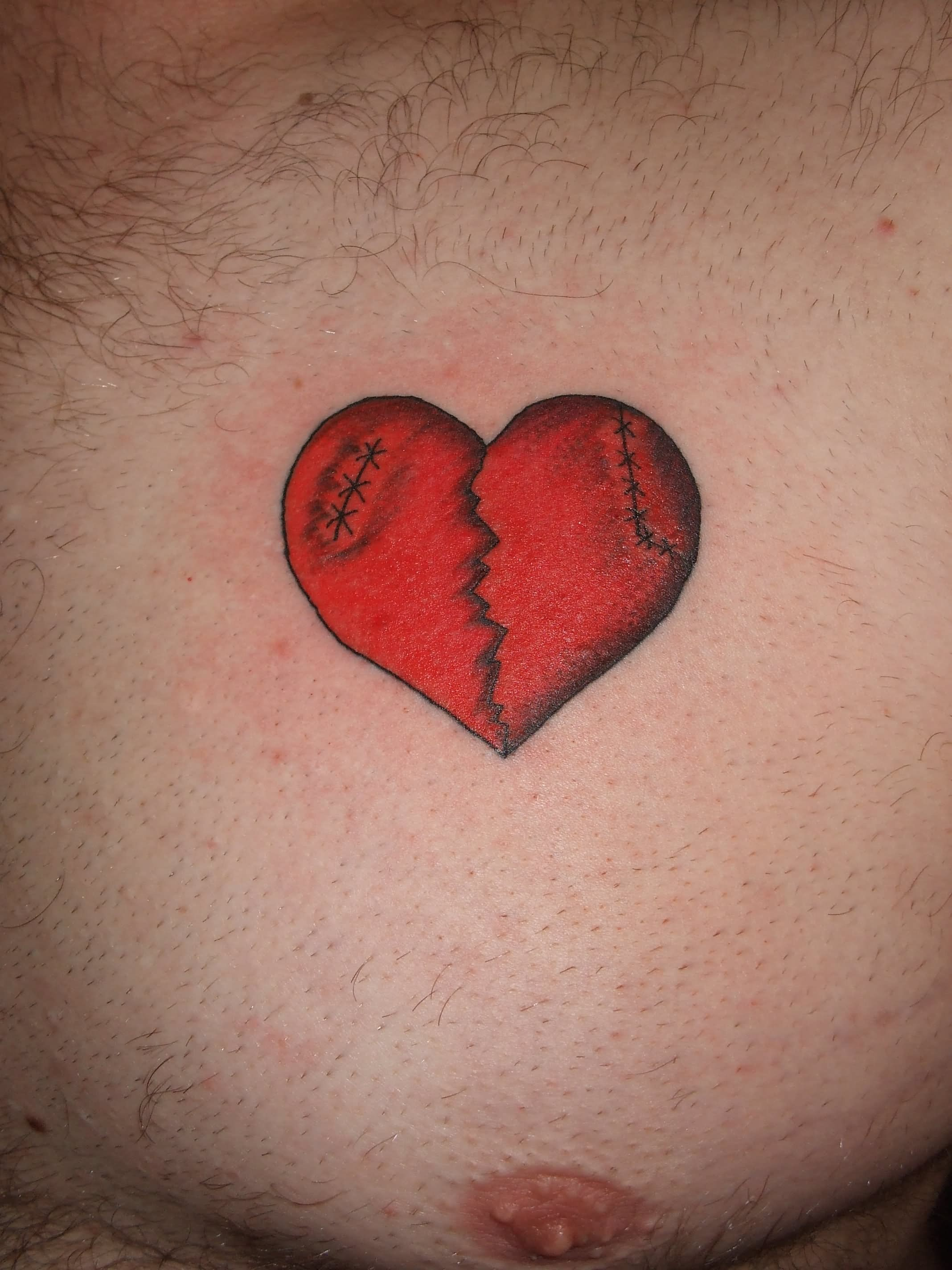 100 Broken Heart Tattoo Designs Ideas in proportions 2136 X 2848