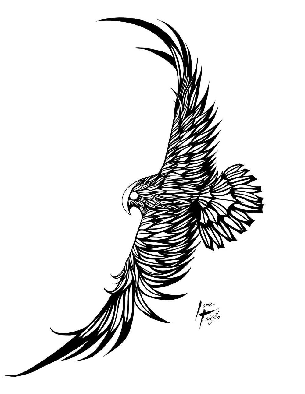 11 Fantastic Falcon Tattoo Designs And Ideas inside proportions 1000 X 1294